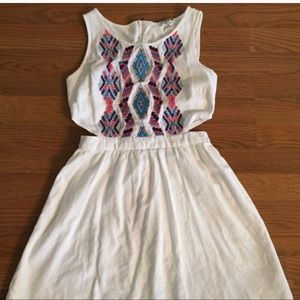 Aztec cut out AE dress